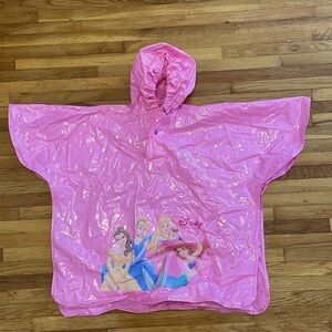 Disney Princess Pink Rain Poncho Girls size Medium /Large